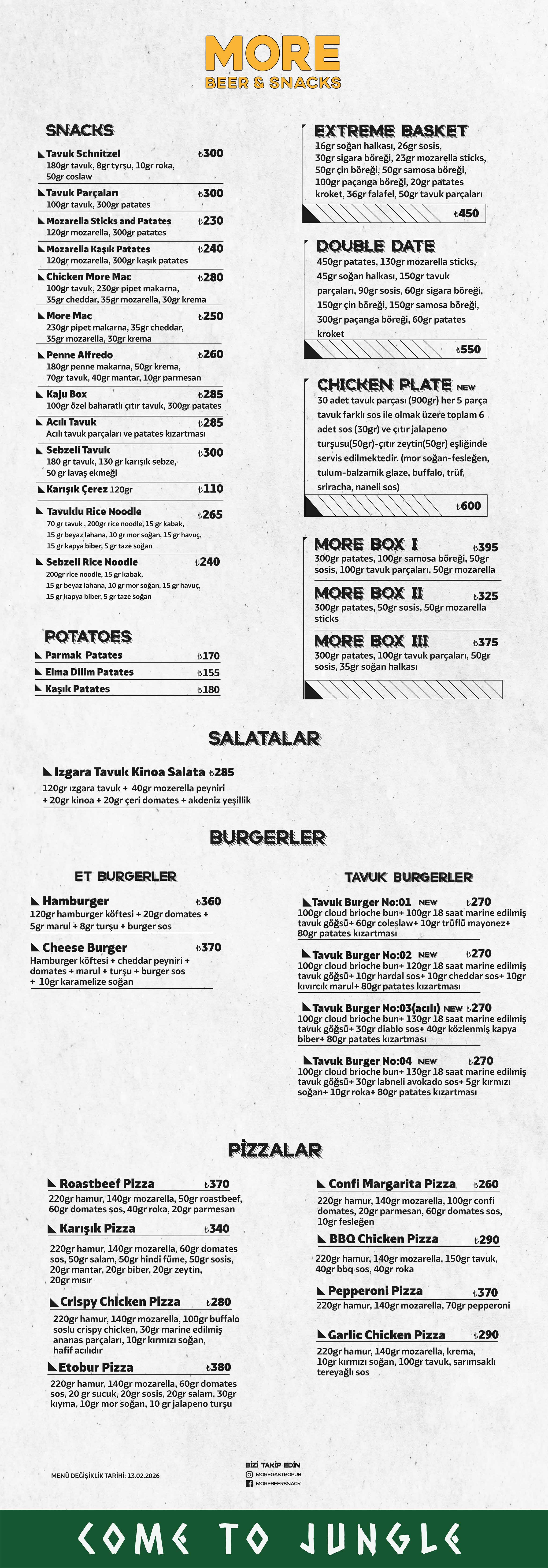 Menu Page 1